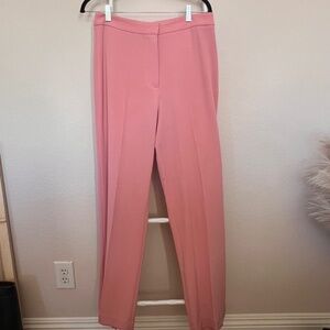 H&M Pink Tailored Ankle Pants Slim Fit Dress Pants Office Chic Size 10